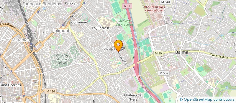 localisation de l'entreprise MADAME AURELIE NAUDY  TOULOUSE