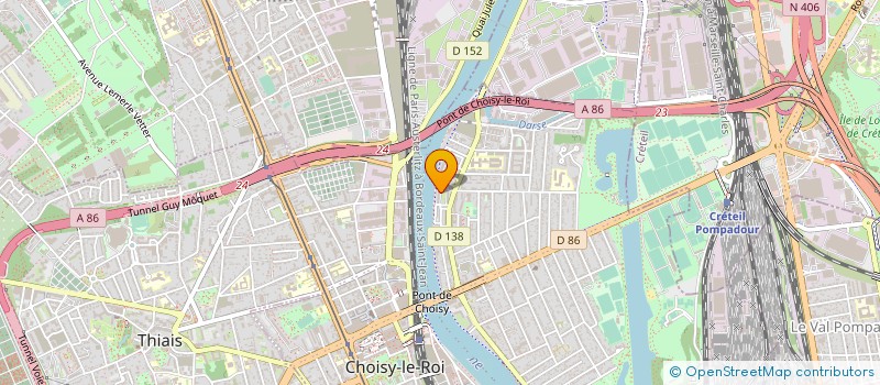 localisation de l'entreprise MADAME AURELIE NDIAYE  CHOISY-LE-ROI