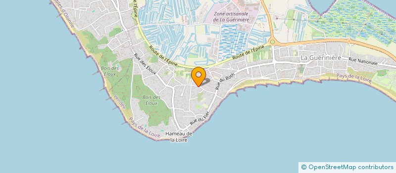 localisation de l'entreprise MADAME AURELIE NEAU  LA GUERINIERE