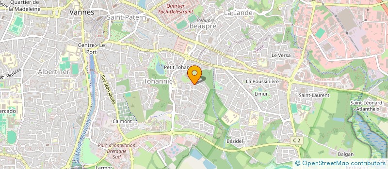 localisation de l'entreprise MADAME AURELIE NEDIC à VANNES