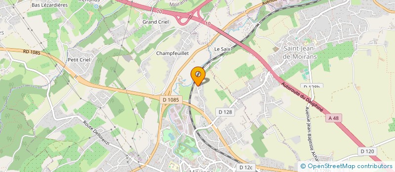 localisation de l'entreprise MADAME AURELIE NEIVA  MOIRANS