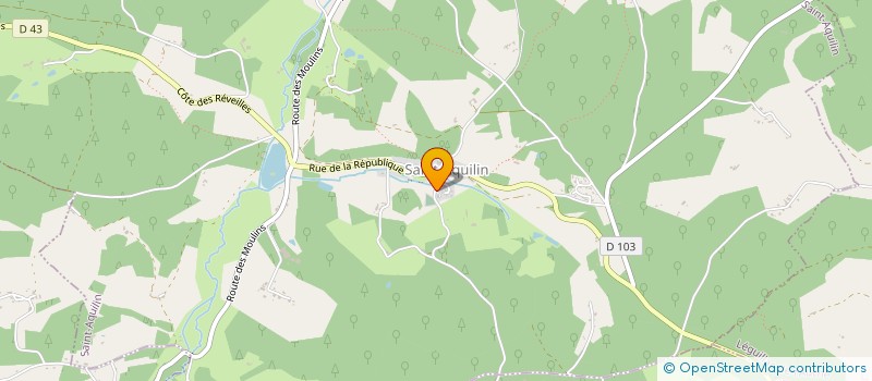 localisation de l'entreprise MADAME AURELIE NEUMANN  SAINT-AQUILIN