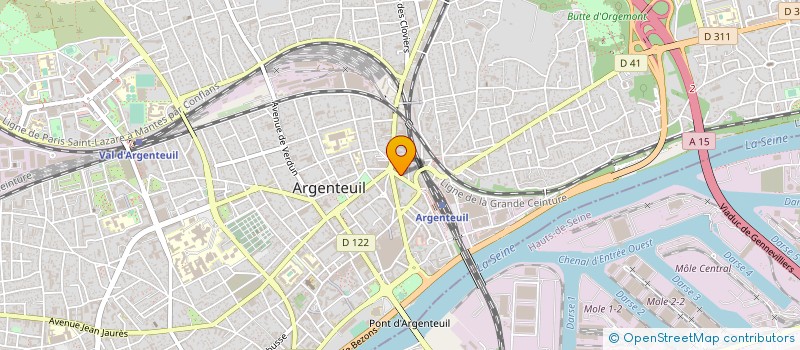 localisation de l'entreprise MADAME AURELIE NICOLAS à ARGENTEUIL