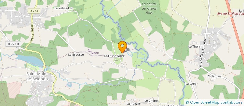 localisation de l'entreprise MADAME AURELIE NICOT  SAINT-MALO-DE-BEIGNON