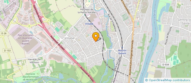 localisation de l'entreprise MADAME AURELIE NIVOT  VILLABE