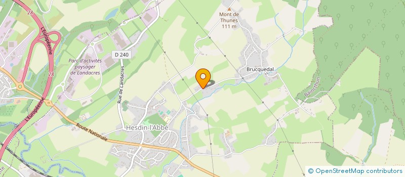 localisation de l'entreprise MADAME AURELIE NO  HESDIN-L'ABBE