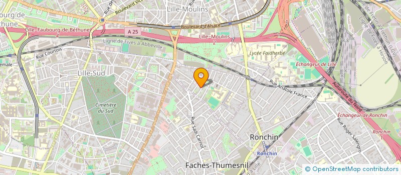 localisation de l'entreprise MADAME AURELIE NOE à LILLE