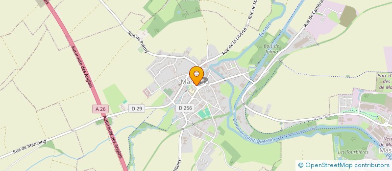 localisation de l'entreprise MADAME AURELIE NOEL  MARCOING