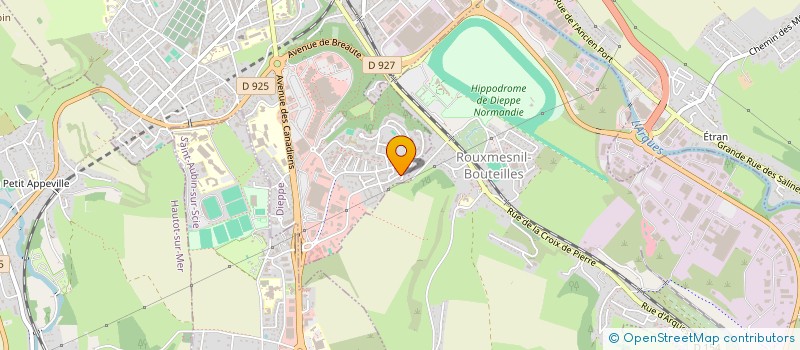 localisation de l'entreprise MADAME AURELIE NOEL  DIEPPE