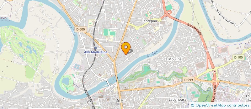 localisation de l'entreprise MADAME AURELIE NOEL  ALBI