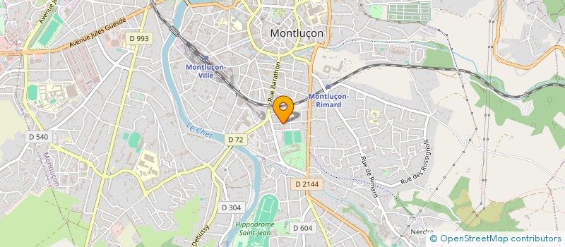 localisation de l'entreprise MADAME AURELIE NOGUEIRA à MONTLUCON