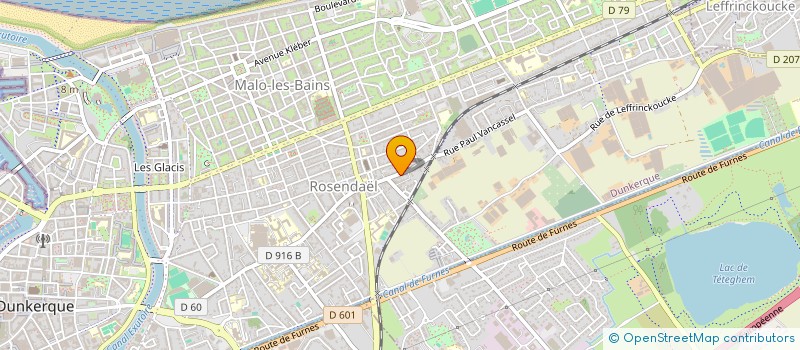 localisation de l'entreprise MADAME AURELIE NORMAND à DUNKERQUE
