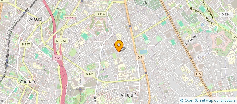localisation de l'entreprise MADAME AURELIE NOTREDAME à VILLEJUIF