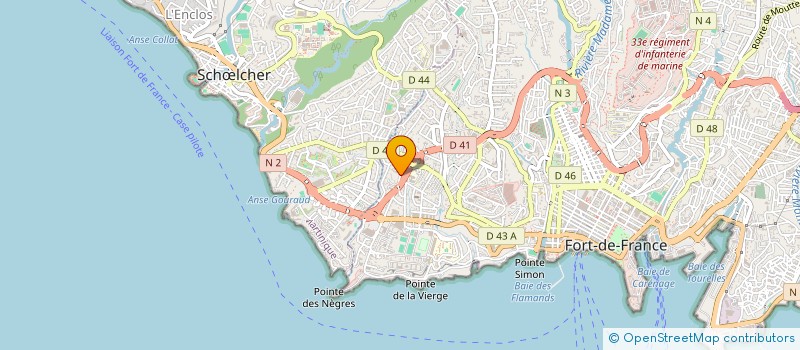 localisation de l'entreprise MADAME AURELIE NOTTE  FORT-DE-FRANCE