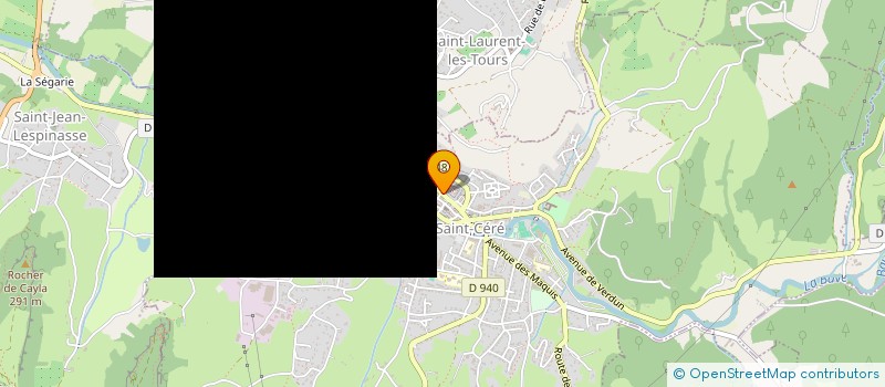 localisation de l'entreprise MADAME AURELIE NOVAK  SAINT-CERE