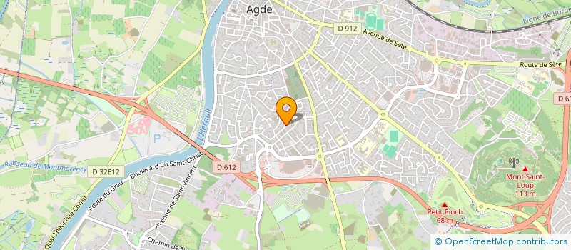 localisation de l'entreprise MADAME AURELIE NOVELLU  AGDE