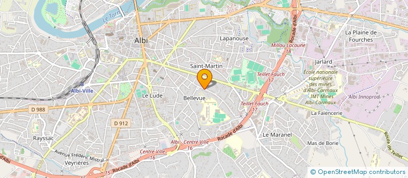 localisation de l'entreprise MADAME AURELIE NYOBE à ALBI