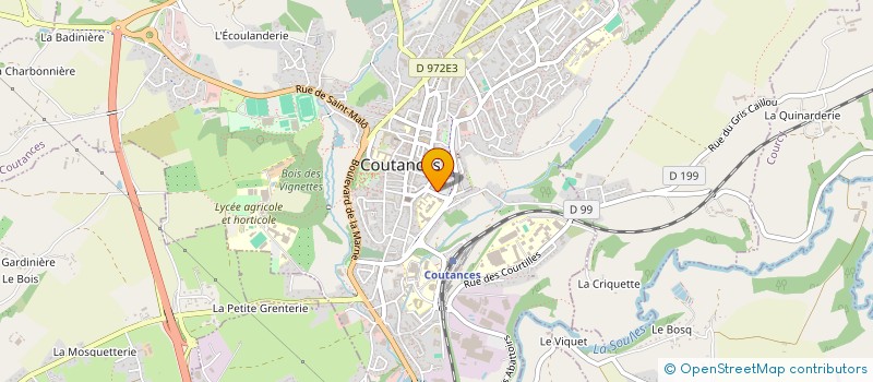 localisation de l'entreprise MADAME AURELIE ODIENNE  COUTANCES