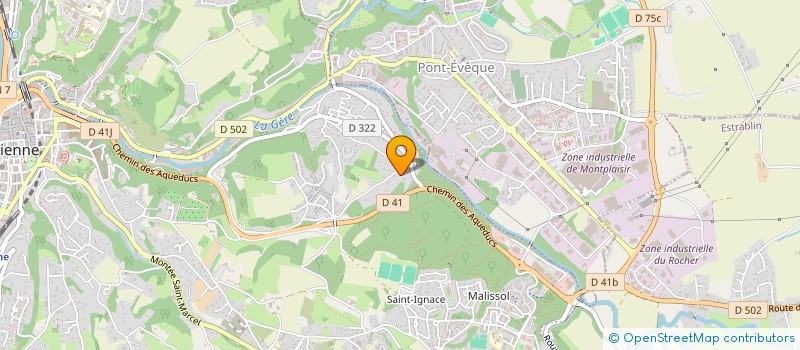 localisation de l'entreprise MADAME AURELIE OMAR-JOLLAND à VIENNE