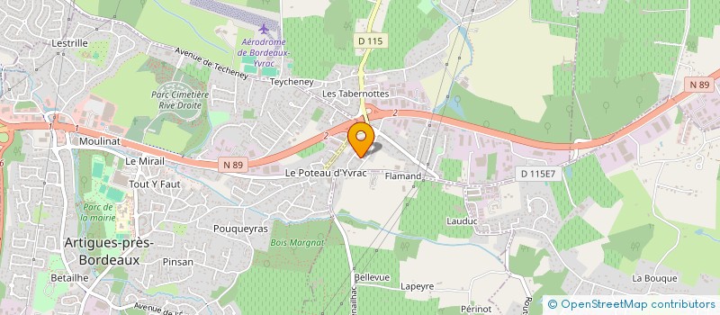 localisation de l'entreprise MADAME AURELIE ORLIAC  YVRAC