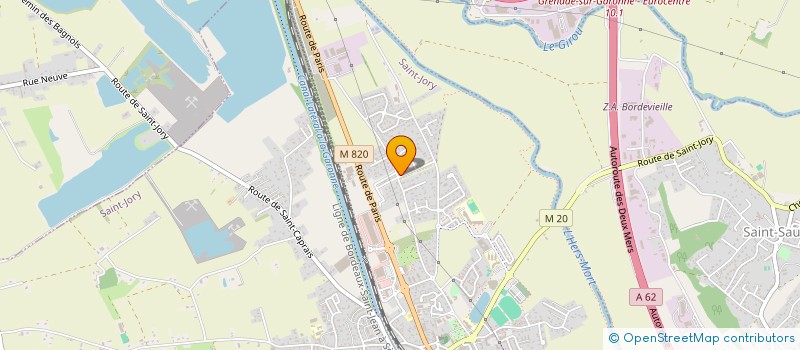 localisation de l'entreprise MADAME AURELIE OUARATTA  SAINT-JORY