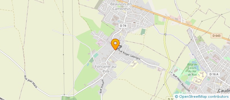 localisation de l'entreprise MADAME AURELIE OUDOUX  FONTAINE-AU-PIRE