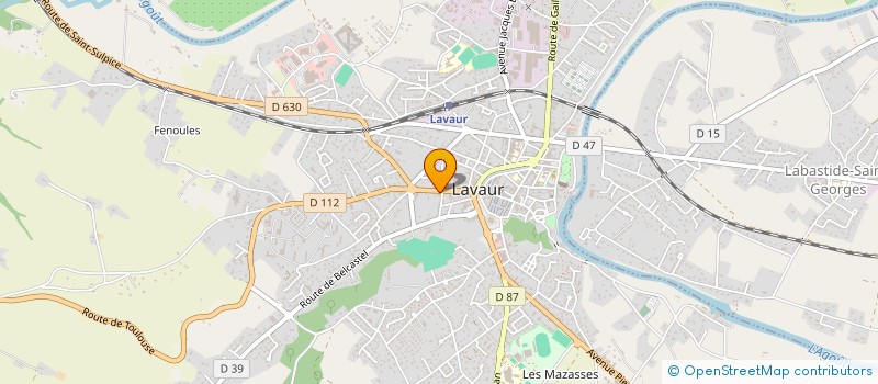 localisation de l'entreprise MADAME AURELIE PAGES  LAVAUR