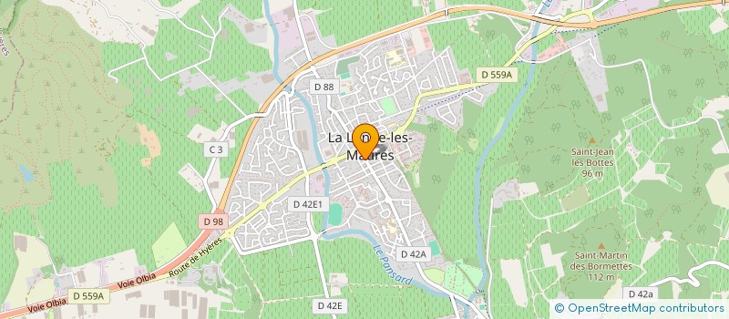 localisation de l'entreprise MADAME AURELIE PAGIE à LA LONDE-LES-MAURES