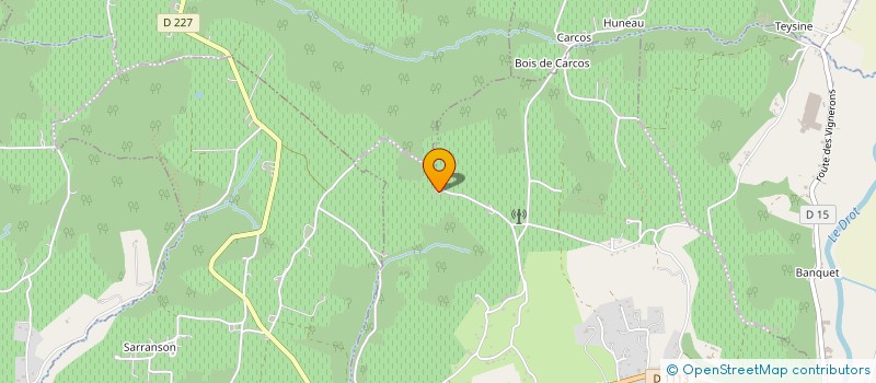 localisation de l'entreprise MADAME AURELIE PALISSE  CASSEUIL