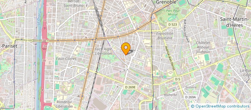 localisation de l'entreprise MADAME AURELIE PALLUEL à GRENOBLE