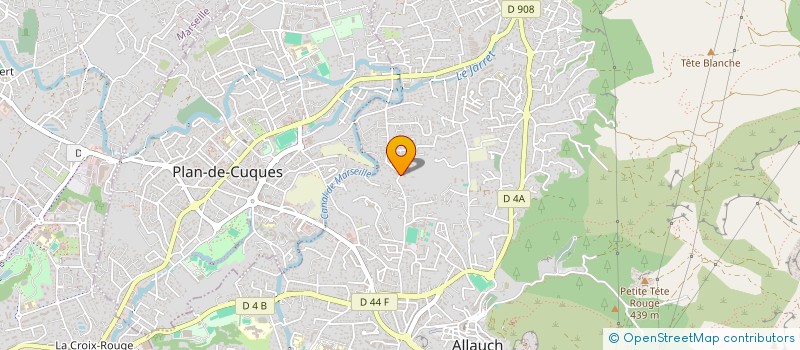 localisation de l'entreprise MADAME AURELIE PAPAGNA  ALLAUCH