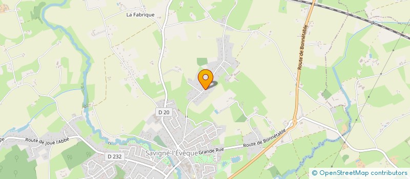 localisation de l'entreprise MADAME AURELIE PAPIN  SAVIGNE-L'EVEQUE