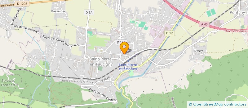 localisation de l'entreprise MADAME AURELIE PARISI  SAINT-PIERRE-EN-FAUCIGNY