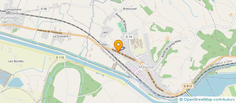 localisation de l'entreprise MADAME AURELIE PARISOT  MALAUSE