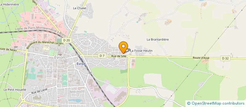 localisation de l'entreprise MADAME AURELIE PARMENTIER  EVRON