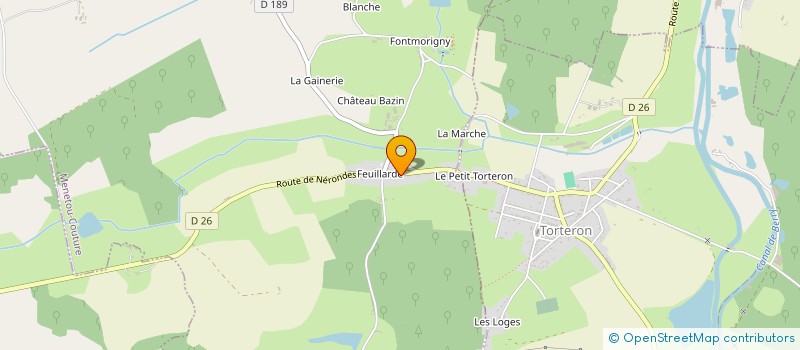 localisation de l'entreprise MADAME AURELIE PASDELOUP  SAINT-HILAIRE-DE-GONDILLY