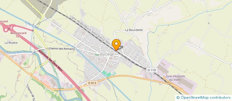 localisation de l'entreprise MADAME AURELIE PASQUALINI  BAZIEGE