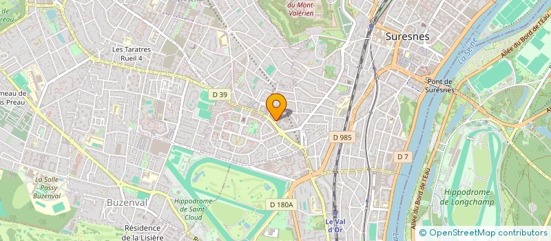 localisation de l'entreprise MADAME AURELIE PASQUIER à SURESNES