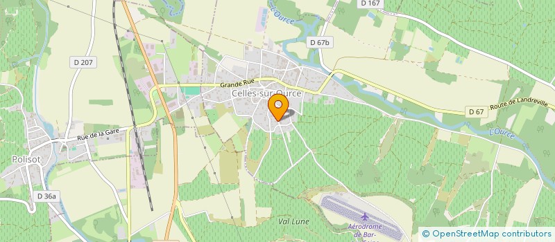 localisation de l'entreprise MADAME AURELIE PASQUIER à CELLES SUR OURCE