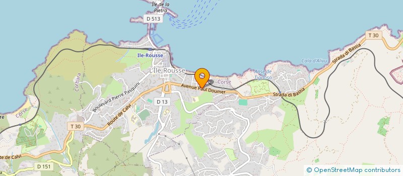 localisation de l'entreprise MADAME AURELIE PASSANI à L'ILE-ROUSSE