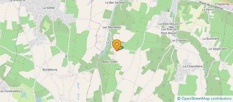 localisation de l'entreprise MADAME AURELIE PASSELANDE  ANGE