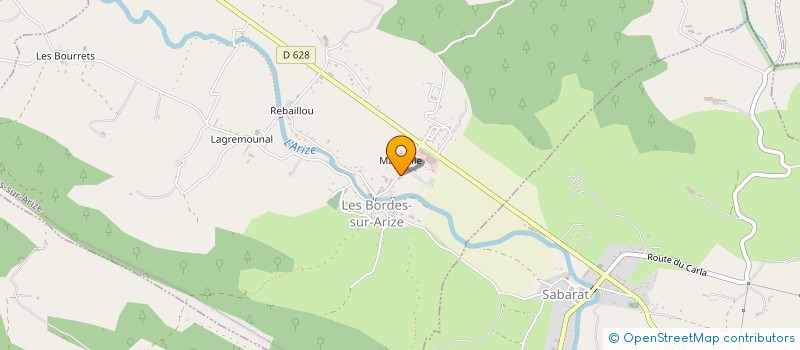 localisation de l'entreprise MADAME AURELIE PASSERAT à LES BORDES-SUR-ARIZE