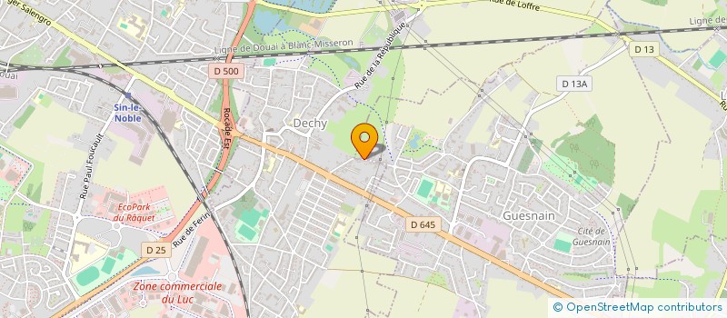 localisation de l'entreprise MADAME AURELIE PASTORET  GUESNAIN