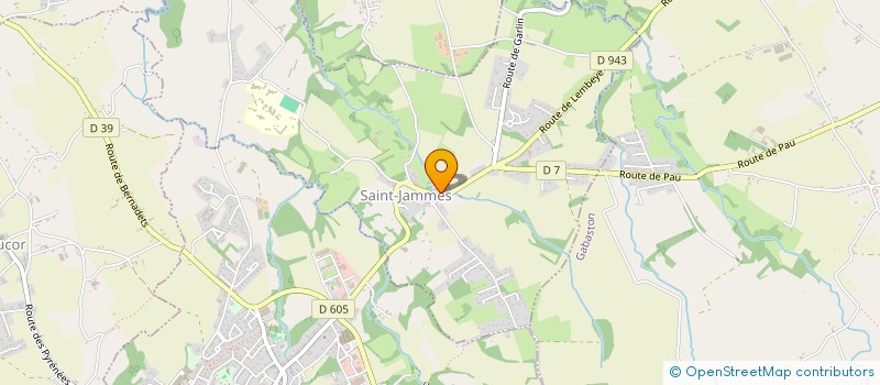 localisation de l'entreprise MADAME AURELIE PAUL  SAINT-JAMMES