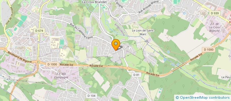 localisation de l'entreprise MADAME AURELIE PAULAIS à ANGOULEME