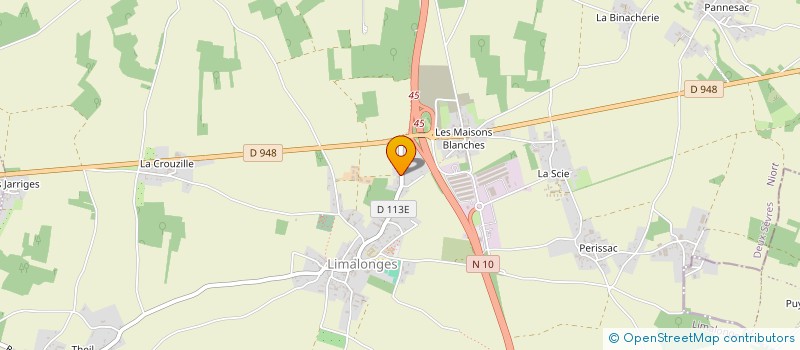 localisation de l'entreprise MADAME AURELIE PAUTROT  LIMALONGES