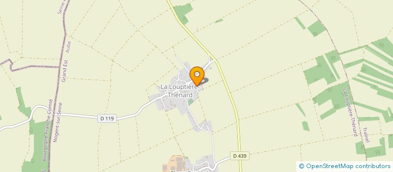 localisation de l'entreprise MADAME AURELIE PAYEN  LA LOUPTIERE-THENARD