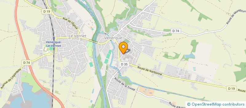 localisation de l'entreprise MADAME AURELIE PEBEYRE à VENERQUE