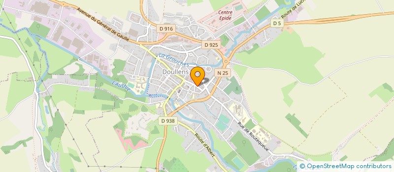 localisation de l'entreprise MADAME AURELIE PECHON à DOULLENS