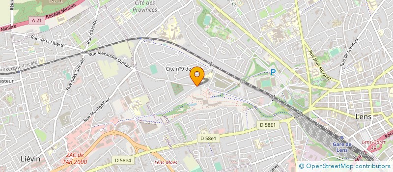 localisation de l'entreprise MADAME AURELIE PEDRO  LENS